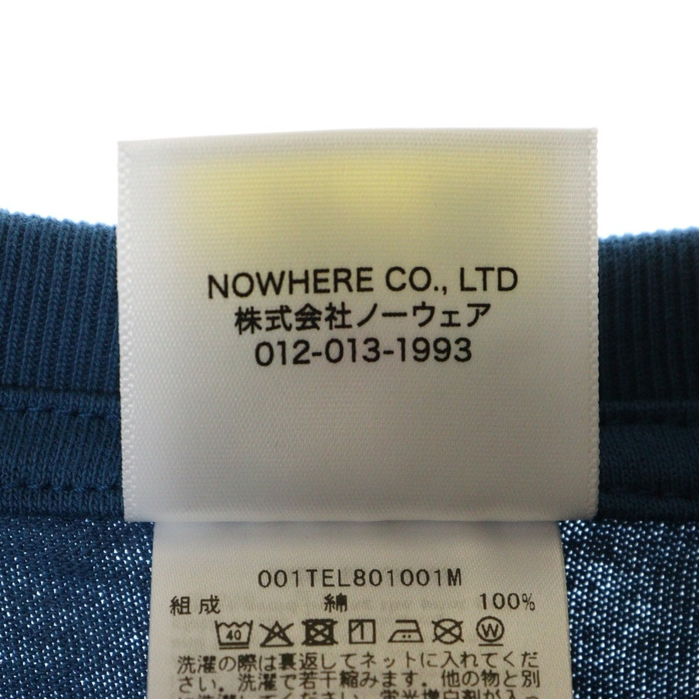 A BATHING APE(アベイシングエイプ) COLLEGE TEE フロントプリント クルーネック半袖Tシャツカットソー ネイビー 001TEL801001M