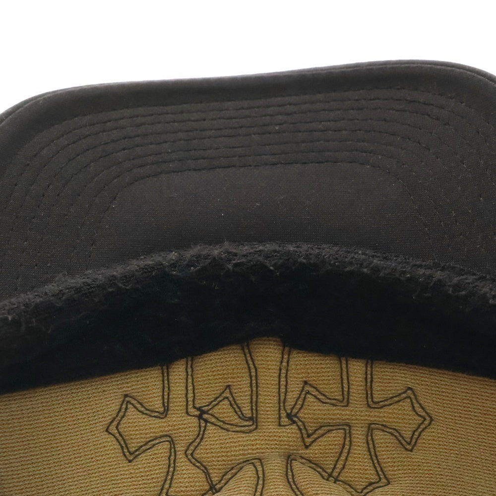 CHROME HEARTS(クロムハーツ) OLD CEMETERY CRS PATCH TRUCKER CAP オールドセメタリークロスパッチトラッカーキャップ 帽子 ブラック