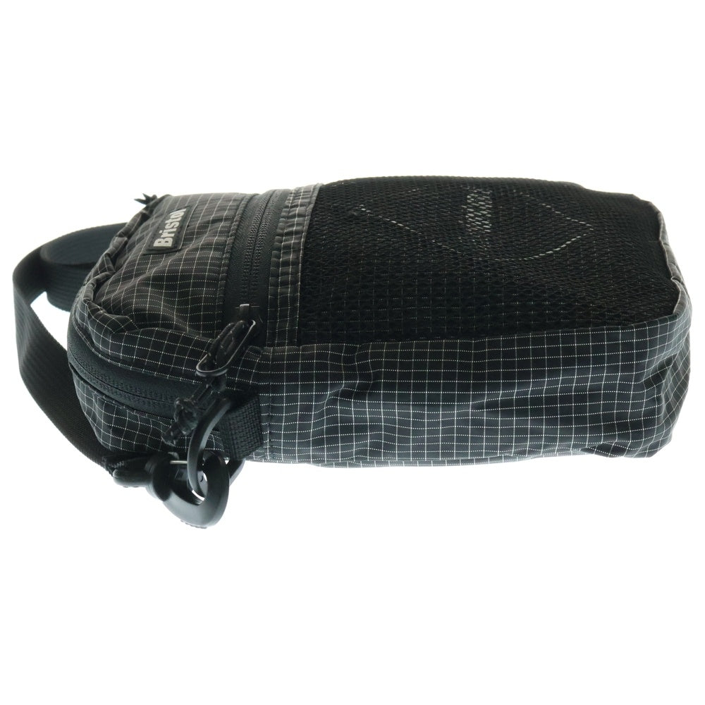 F.C.R.B./F.C.Real Bristol/FCRB(エフシーアールビー/エフシーレアルブリストル) FRONT MESH POUCH フロントメッシュ ショルダーポーチ ブラック FCBR-210090