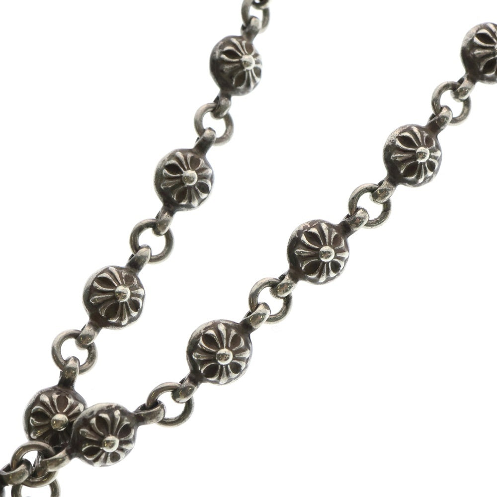CHROME HEARTS(クロムハーツ) #1 CRSBL CHN SML CH CRS クロスボールチェーン スモールCHクロス ネックレス シルバー BCA193