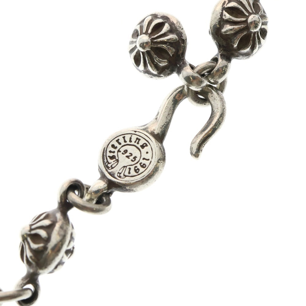 CHROME HEARTS(クロムハーツ) #1 CRSBL CHN SML CH CRS クロスボールチェーン スモールCHクロス ネックレス シルバー BCA193