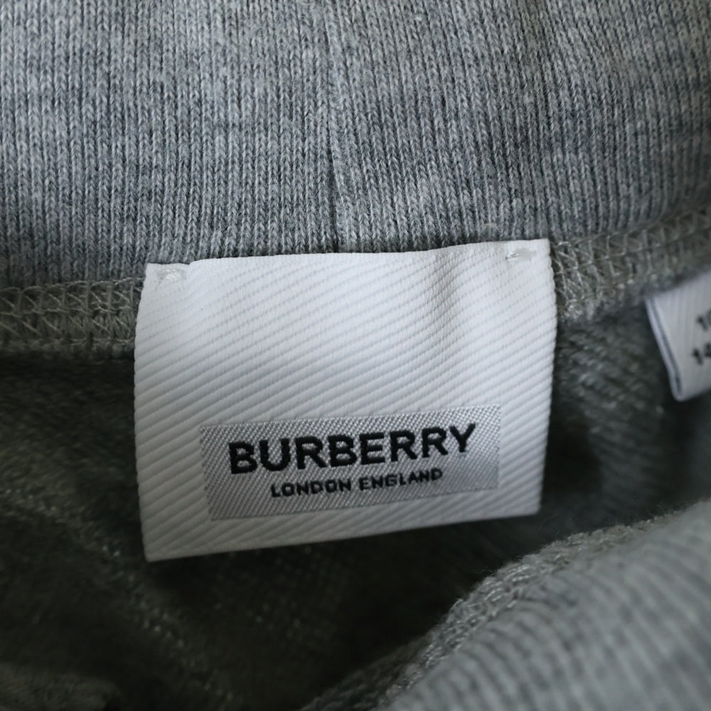 BURBERRY(バーバリー) 切り替えチェックデザインスウェットトレーナーパンツ キッズ グレー