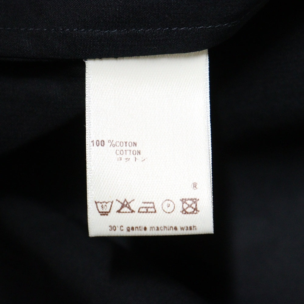LOUIS VUITTON(ルイヴィトン) ワンポイント刺繍 コットン長袖シャツ ブラック RM071 MKSH52C6A