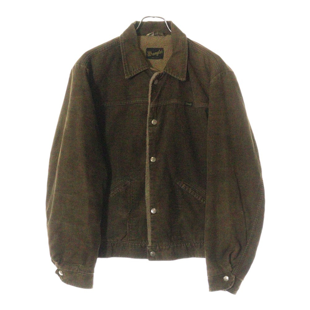 Wrangler(ラングラー) 70s ヴィンテージ コーデュロイボアジャケット ブラウン