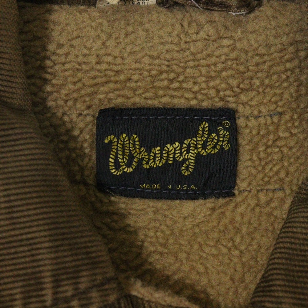 Wrangler(ラングラー) 70s ヴィンテージ コーデュロイボアジャケット ブラウン