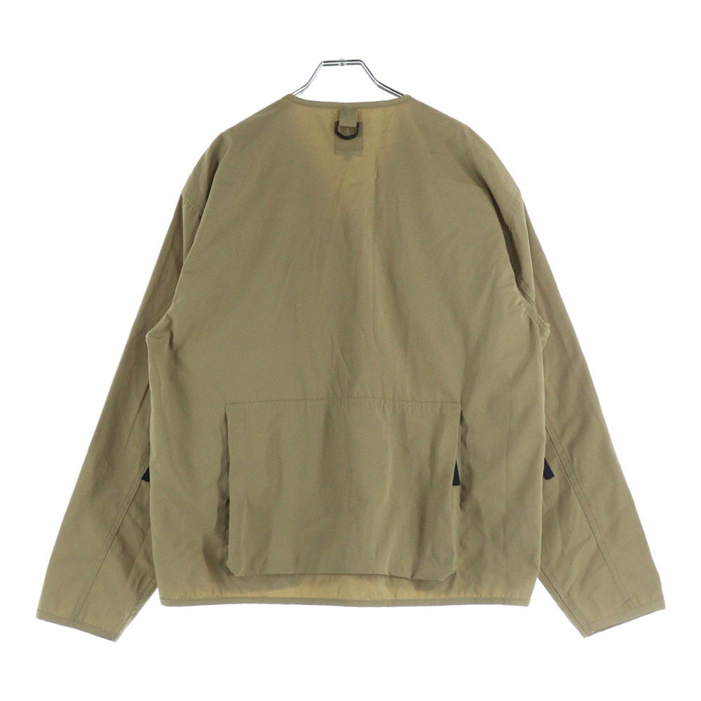 NO BRAND(ノーブランド) jeans factory clothes コンテナポケットブルゾンジャケット ベージュ