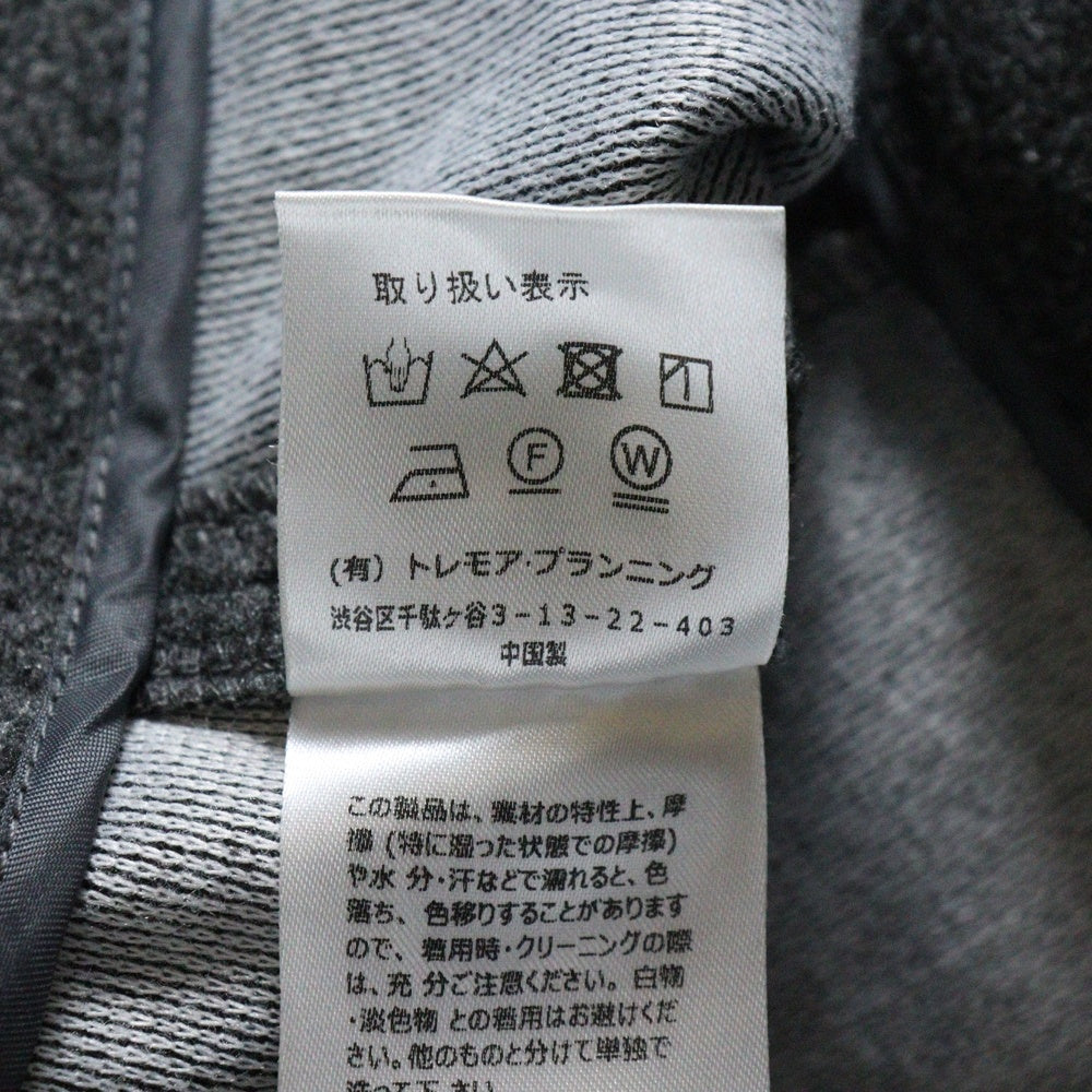NO BRAND(ノーブランド) THE YON カーゴポケットウールスラックスパンツ グレー