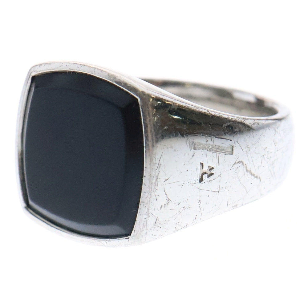 TOMWOOD(トムウッド) Cusion Black Onyx Ring オニキスリング ブラック SV.925