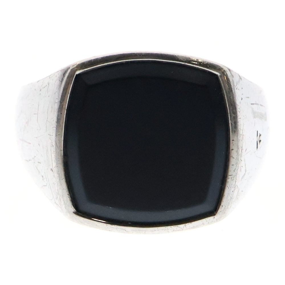 TOMWOOD(トムウッド) Cusion Black Onyx Ring オニキスリング ブラック SV.925