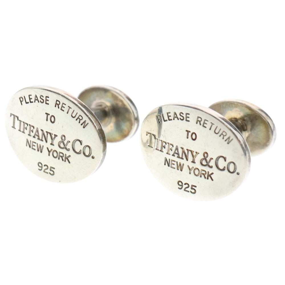 TIFFANY & Co.(ティファニー) リターントゥオーバルカフス カフリンクス シルバー