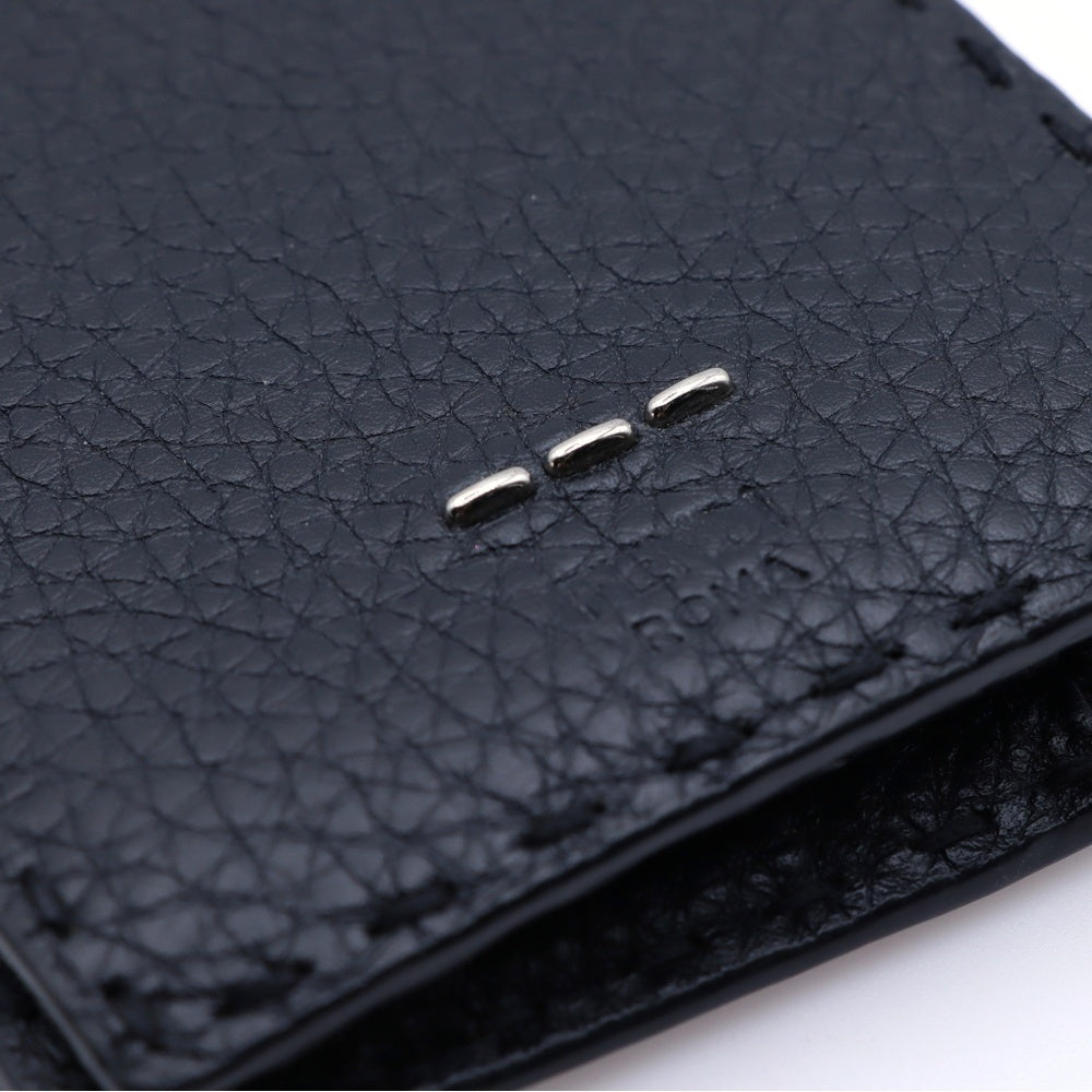 FENDI(フェンディ) SELLERIA セレリア 二つ折りレザーウォレット ブラック 7M0194 O72 F0L6B