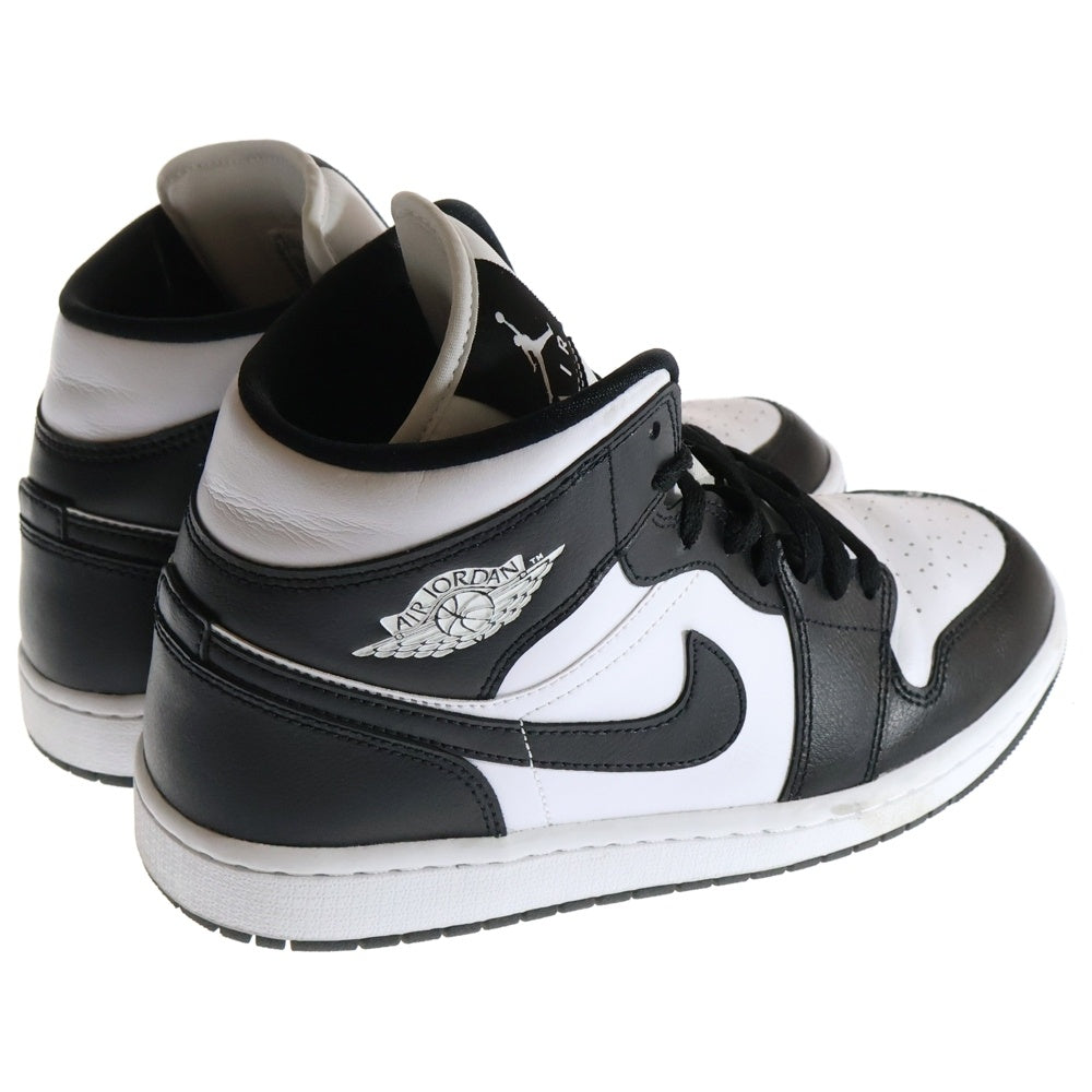 NIKE(ナイキ) WMNS Air Jordan 1 Mid エアジョーダン1 ミッドカットスニーカー US9.5/26.5cm ブラック DV0991-101