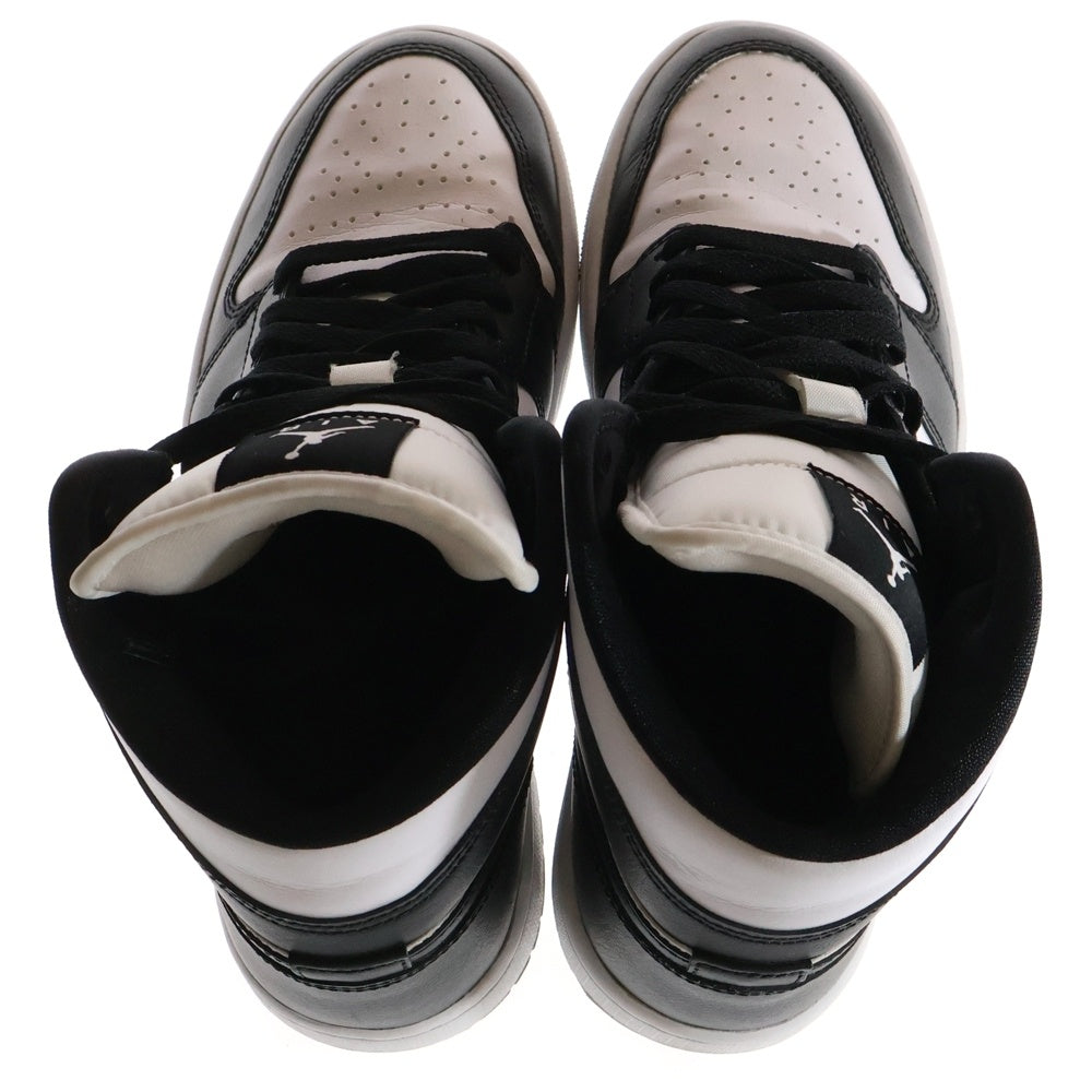 NIKE(ナイキ) WMNS Air Jordan 1 Mid エアジョーダン1 ミッドカットスニーカー US9.5/26.5cm ブラック DV0991-101