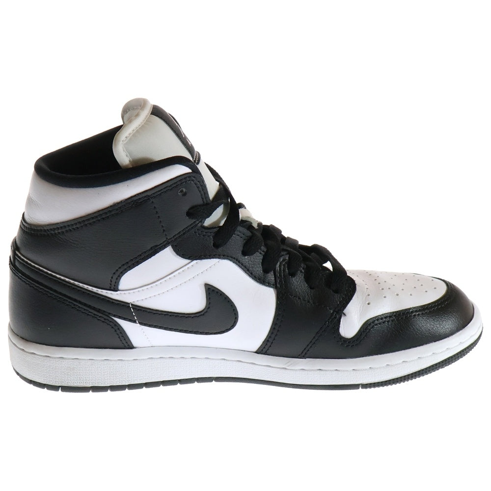 NIKE(ナイキ) WMNS Air Jordan 1 Mid エアジョーダン1 ミッドカットスニーカー US9.5/26.5cm ブラック DV0991-101