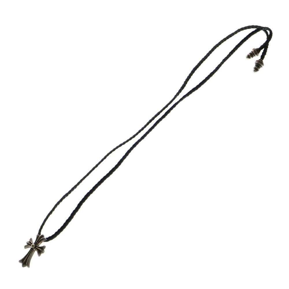 CHROME HEARTS(クロムハーツ) CH CRS SMLスモールCHクロス BC ボロチップブレイド ネックレス シルバー BCA220