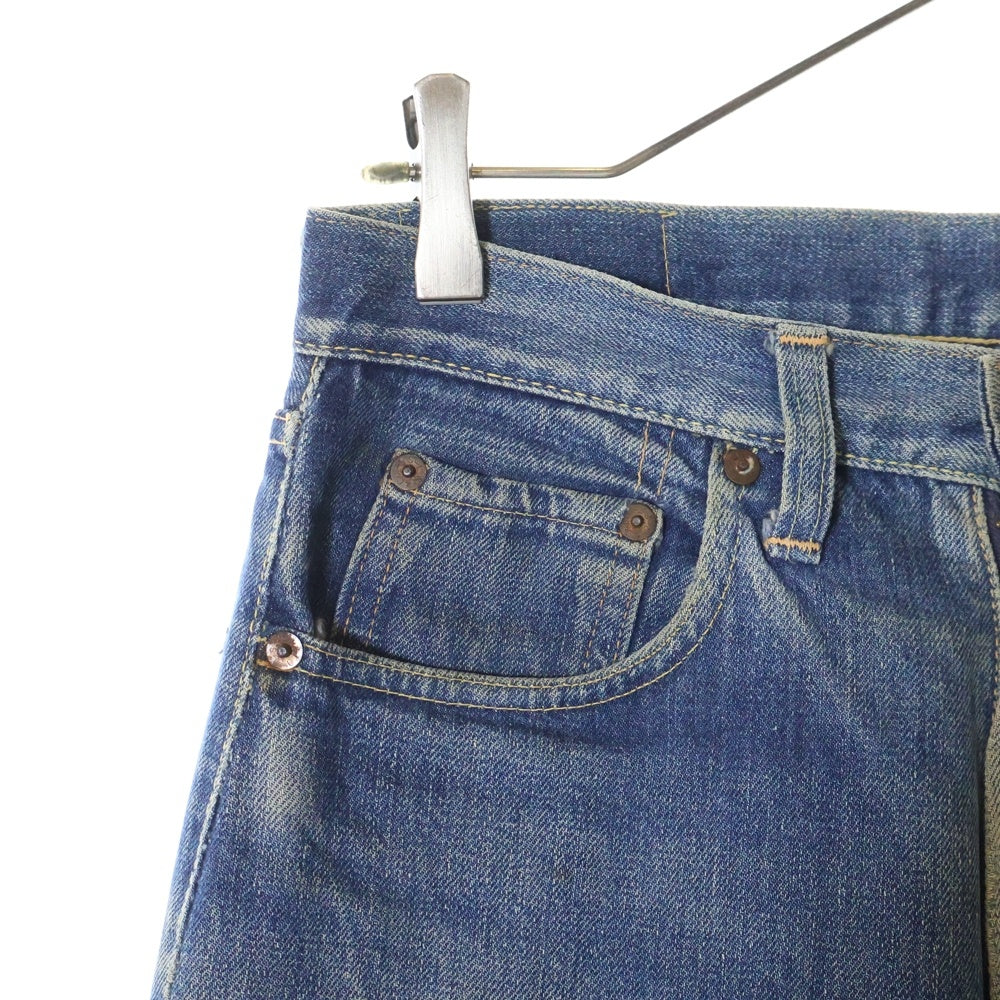 Levi's(リーバイス) 50-60s VINTAGE 501ZXX ギャラ入り紙パッチ ボタン裏15 ループずれ 均等V ストレートデニムパンツ インディゴ