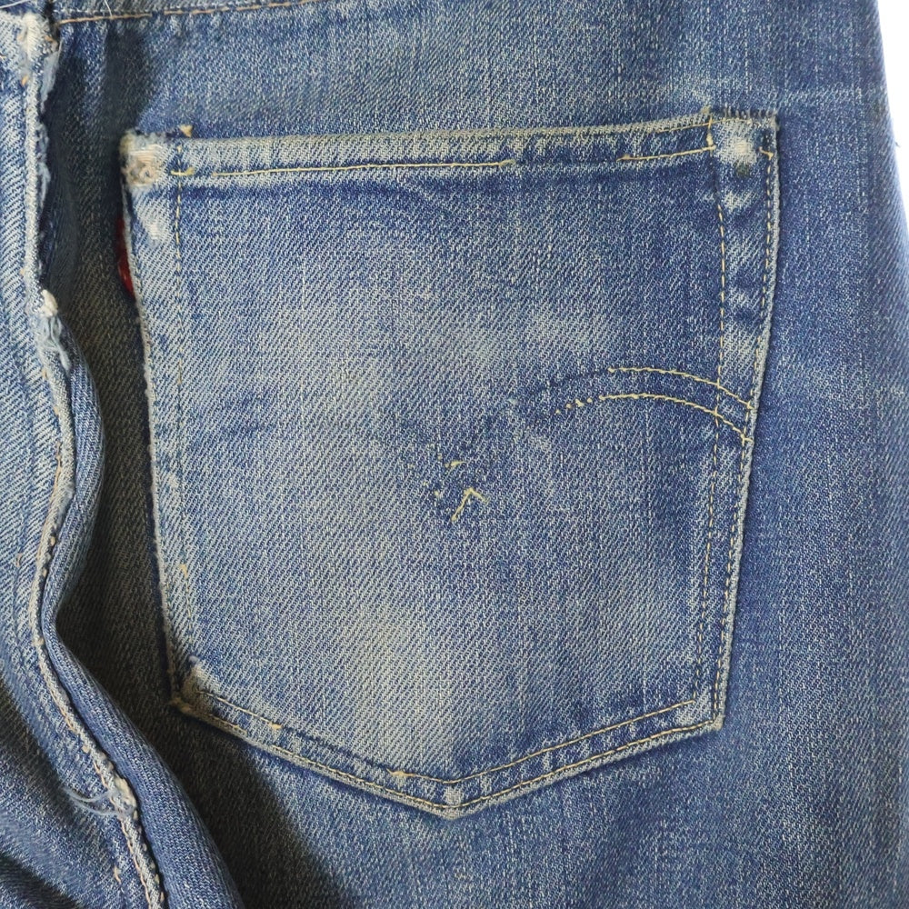Levi's(リーバイス) 50-60s VINTAGE 501ZXX ギャラ入り紙パッチ ボタン裏15 ループずれ 均等V ストレートデニムパンツ インディゴ