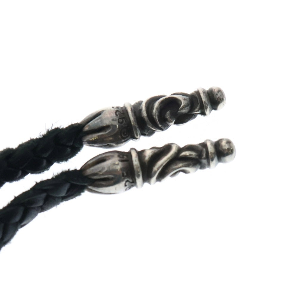 CHROME HEARTS(クロムハーツ) CAMPANA CROSS SM カンパナクロス スモール レザーブレイド ペンダント ネックレス シルバー
