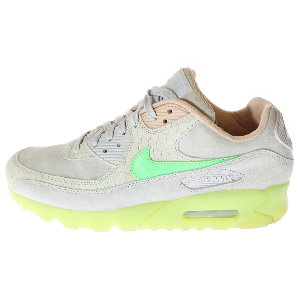 NIKE(ナイキ) Air Max 90 SCALY UPPERS エアマックス90 スケアリー アッパーズ グレー/グリーン ローカットスニーカー US9.5/27.5cm CQ0786-001
