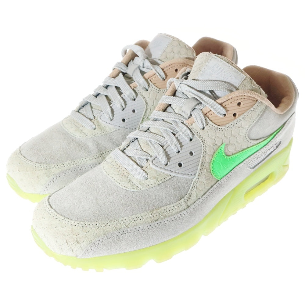 NIKE(ナイキ) Air Max 90 SCALY UPPERS エアマックス90 スケアリー アッパーズ グレー/グリーン ローカットスニーカー US9.5/27.5cm CQ0786-001