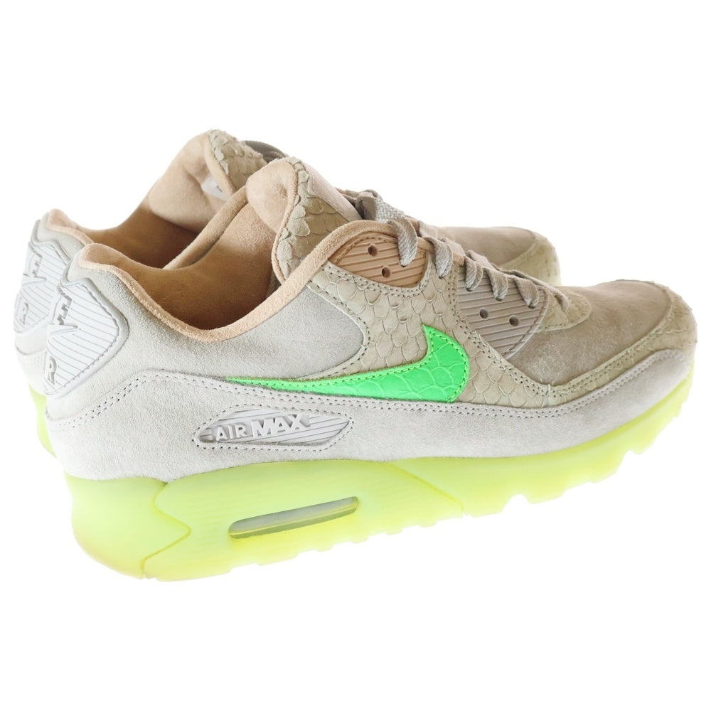 NIKE(ナイキ) Air Max 90 SCALY UPPERS エアマックス90 スケアリー アッパーズ グレー/グリーン ローカットスニーカー US9.5/27.5cm CQ0786-001