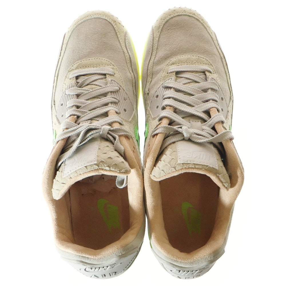 NIKE(ナイキ) Air Max 90 SCALY UPPERS エアマックス90 スケアリー アッパーズ グレー/グリーン ローカットスニーカー US9.5/27.5cm CQ0786-001