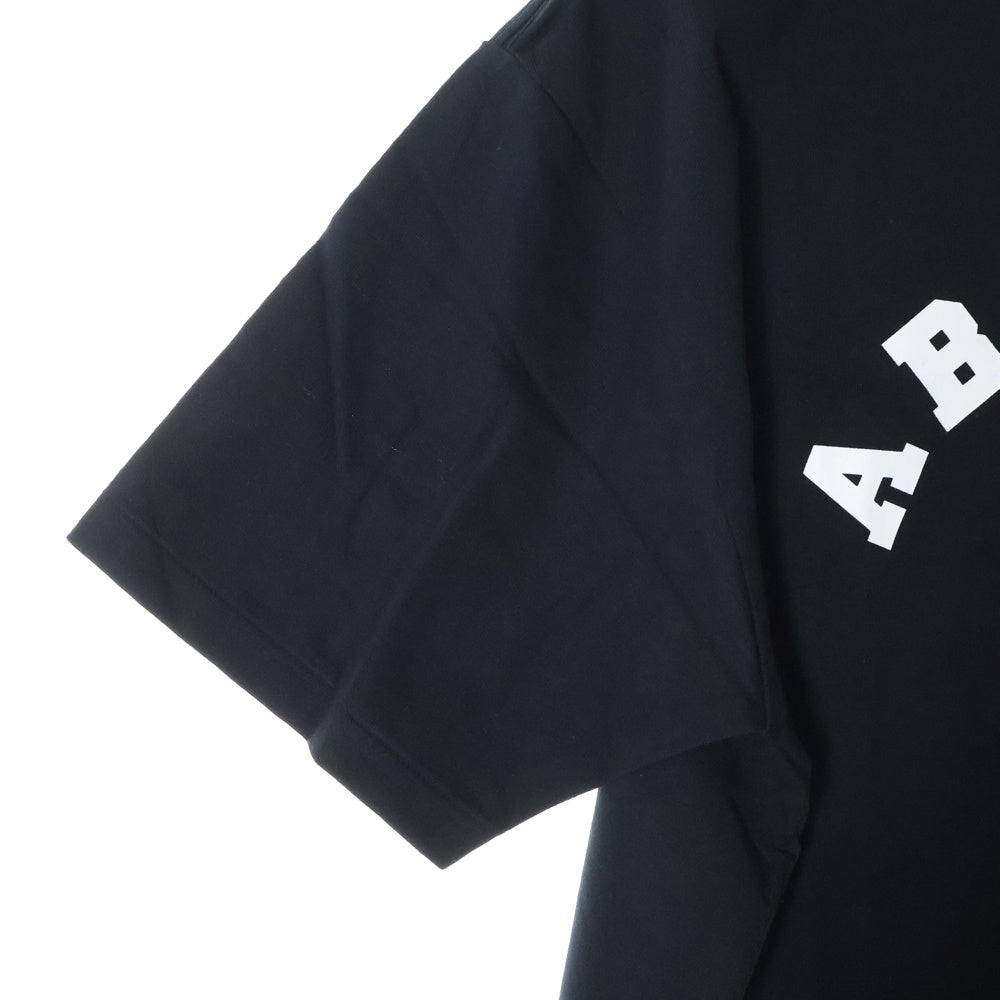 A BATHING APE(アベイシングエイプ) COLLEGE TEE クルーネック半袖Tシャツカットソー ブラック 001TEL801001M
