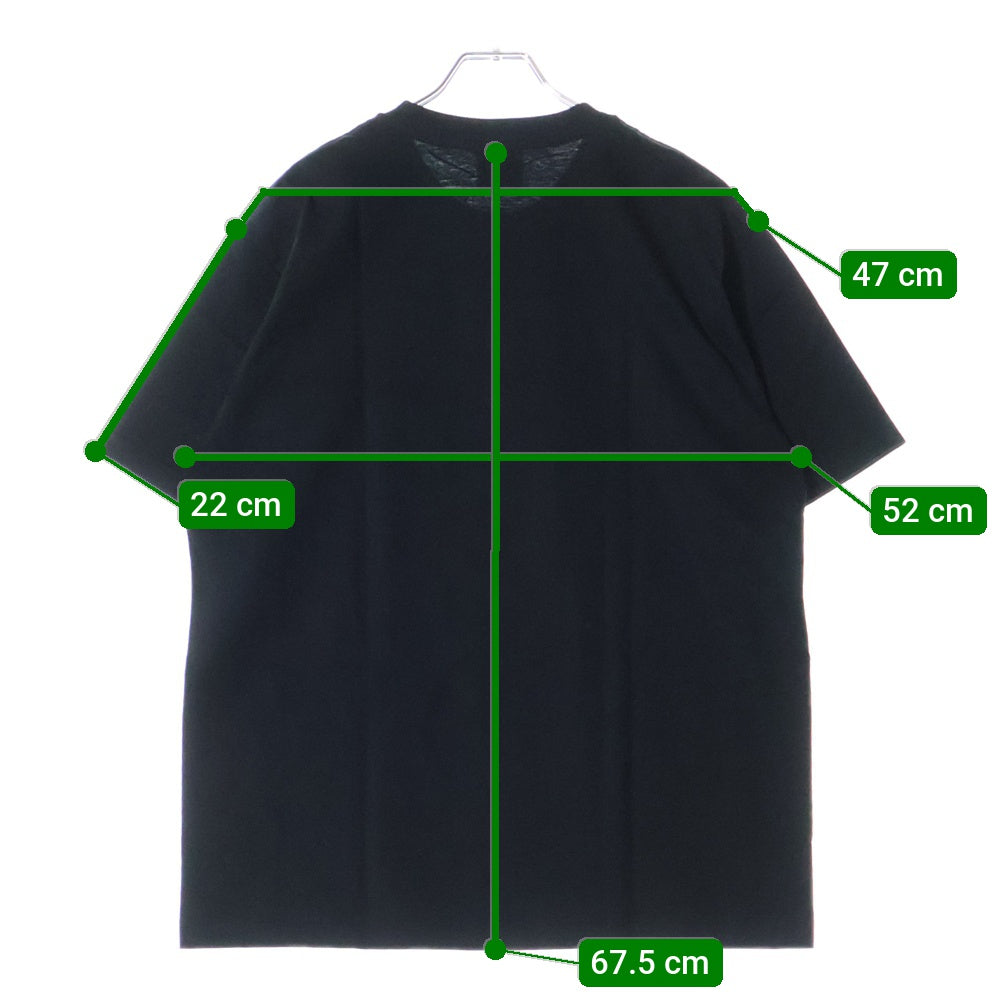 A BATHING APE(アベイシングエイプ) COLLEGE TEE クルーネック半袖Tシャツカットソー ブラック 001TEL801001M