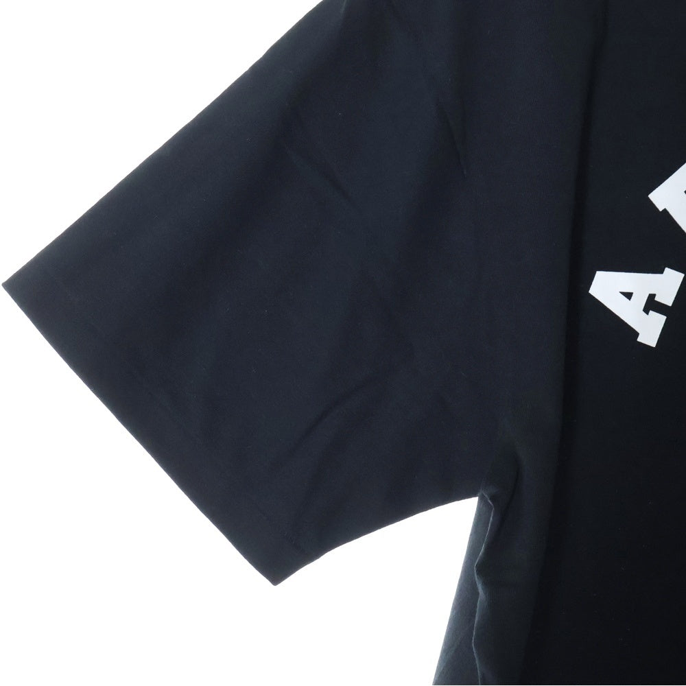 A BATHING APE(アベイシングエイプ) COLLEGE TEE クルーネック半袖Tシャツカットソー ブラック 001TEL801001M