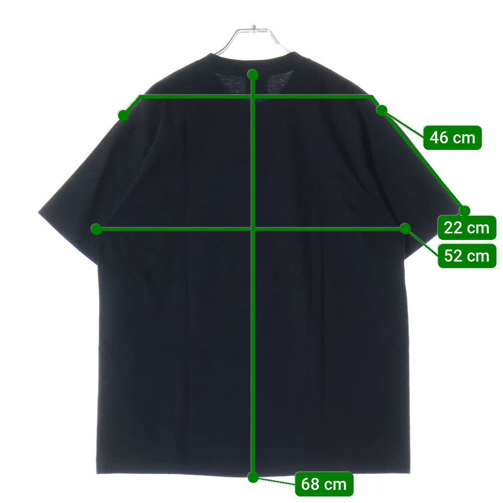 A BATHING APE(アベイシングエイプ) COLLEGE TEE クルーネック半袖Tシャツカットソー ブラック 001TEL801001M