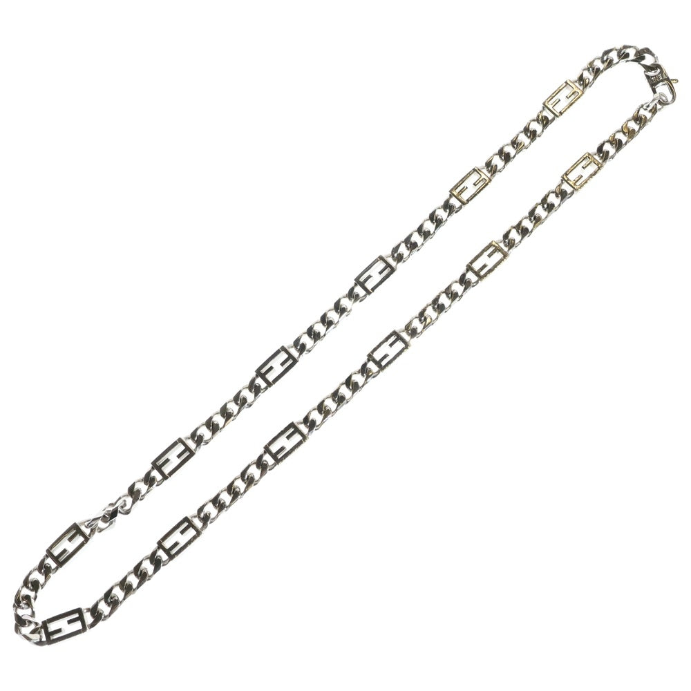 FENDI(フェンディ) ロゴ ネックレスチェーン シルバー 1A3623