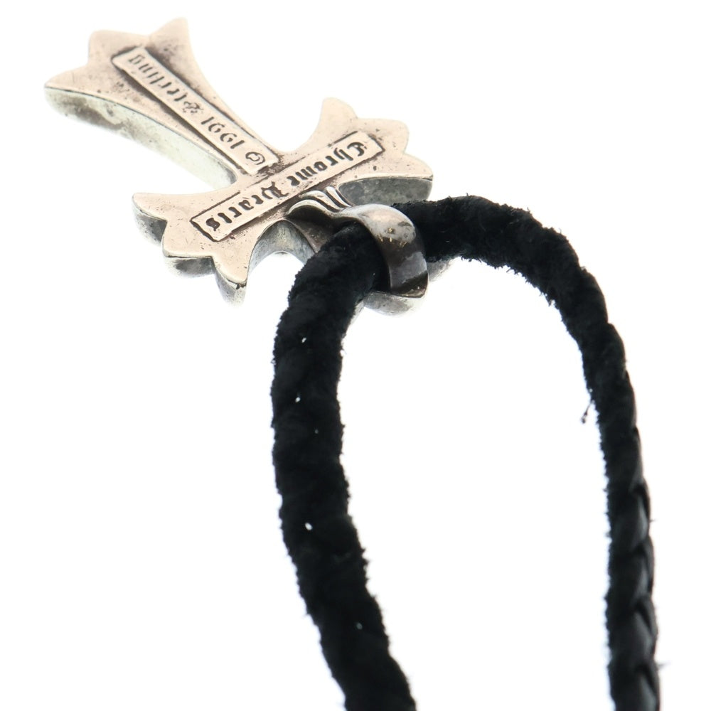 CHROME HEARTS(クロムハーツ) CH CRS SMLスモールCHクロス BC ボロチップブレイド ネックレス シルバー BCA220