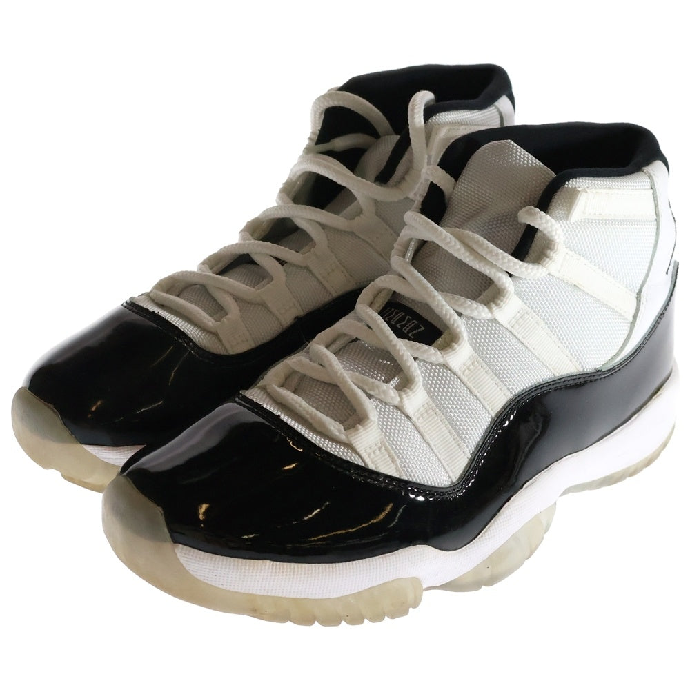NIKE(ナイキ) Air Jordan 11 Retro Concord 2018 エアジョーダン11 レトロ コンコルド ハイカットスニーカー US8.5/26.5cm ブラック/ホワイト 378037-100