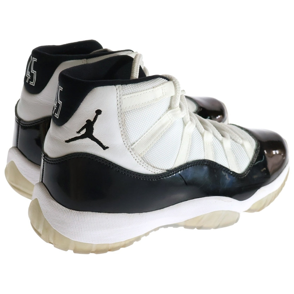 NIKE(ナイキ) Air Jordan 11 Retro Concord 2018 エアジョーダン11 レトロ コンコルド ハイカットスニーカー US8.5/26.5cm ブラック/ホワイト 378037-100