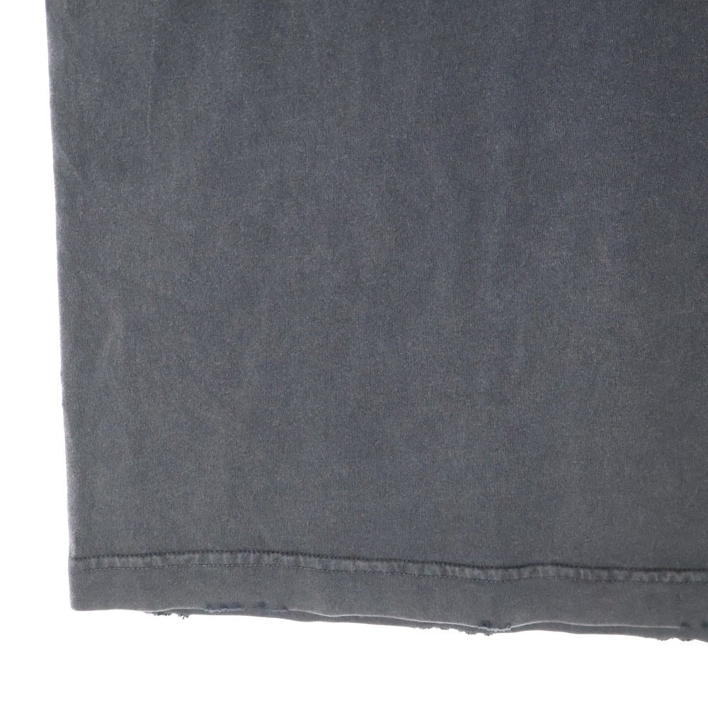 VETEMENTS(ヴェトモン) 23SS MY NAME IS VETEMENTS FADED TEE 両面プリント クルーネック半袖Tシャツカットソー グレー UE63TR640B