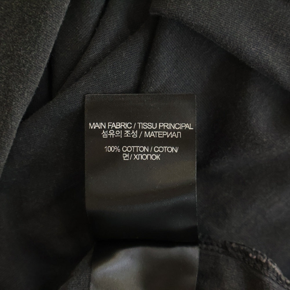 VETEMENTS(ヴェトモン) 23SS MY NAME IS VETEMENTS FADED TEE 両面プリント クルーネック半袖Tシャツカットソー グレー UE63TR640B