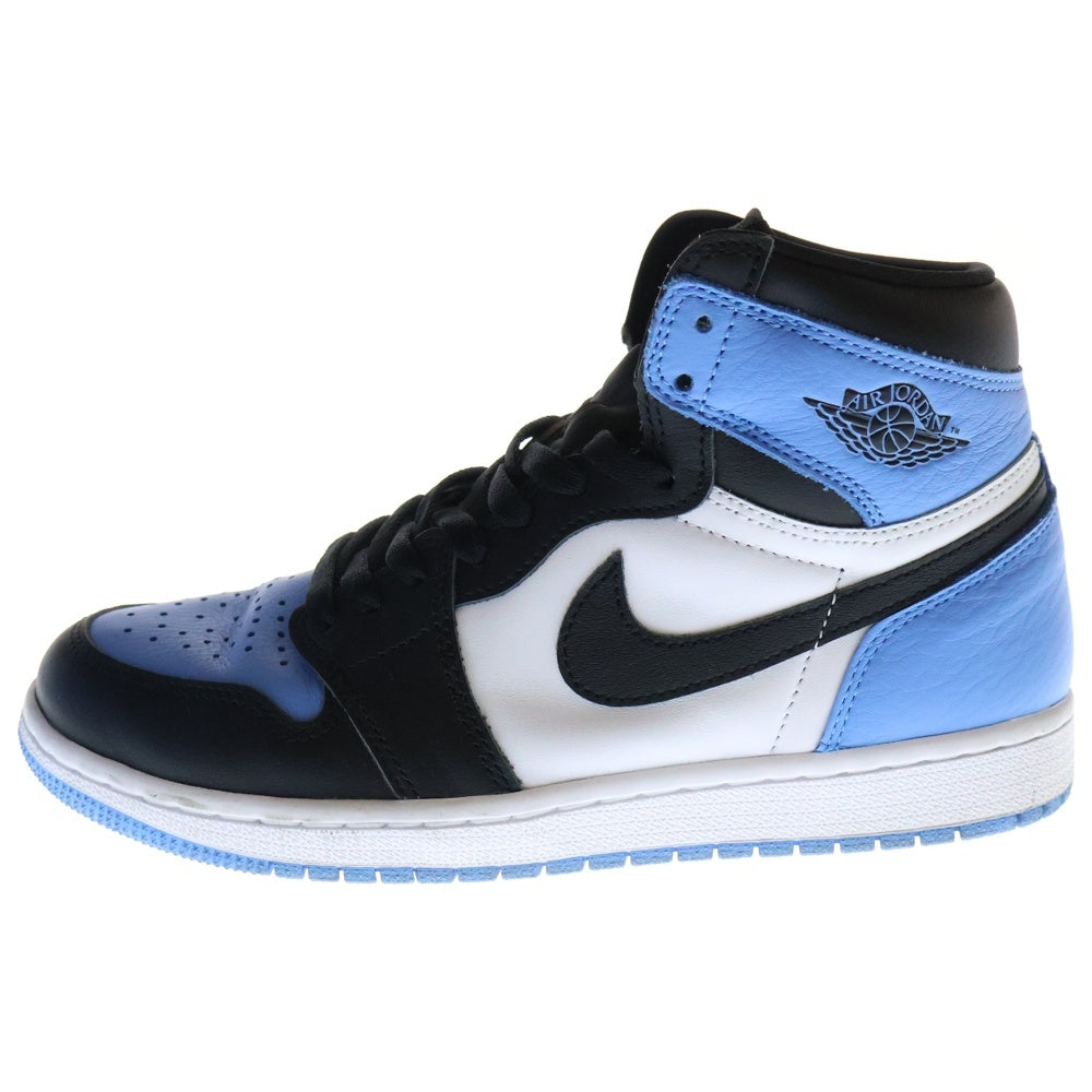 NIKE(ナイキ) AIR JORDAN 1 RETRO HI OG UNIVERSITY BLUE エアジョーダン1ハイOG ユニバーシティブルー ハイカットスニーカー ブルー/ホワイト US8/26cm DZ5485-400