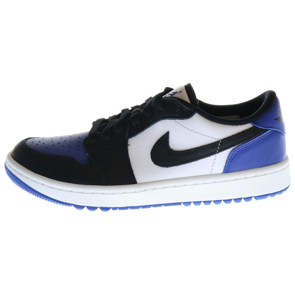 NIKE(ナイキ) AIR JORDAN 1 LOW GOLF ROYAL TOE エアジョーダン1 ロー ゴルフ ロイヤルトゥ ローカットスニーカー ブルー/ブラック/ホワイト US7.5/25.5cm DD9315-102
