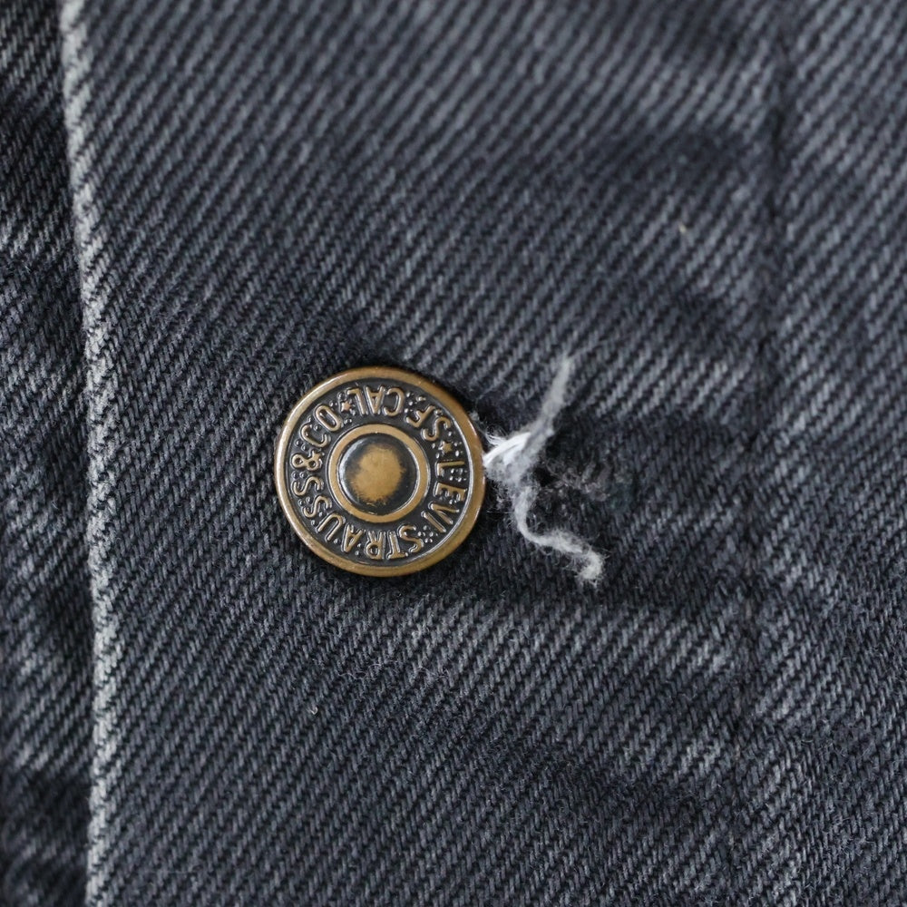 Levi's(リーバイス) 90S 70503-02 EURO Black Denim Jacket ブラックデニム トラッカージャケット ブラック