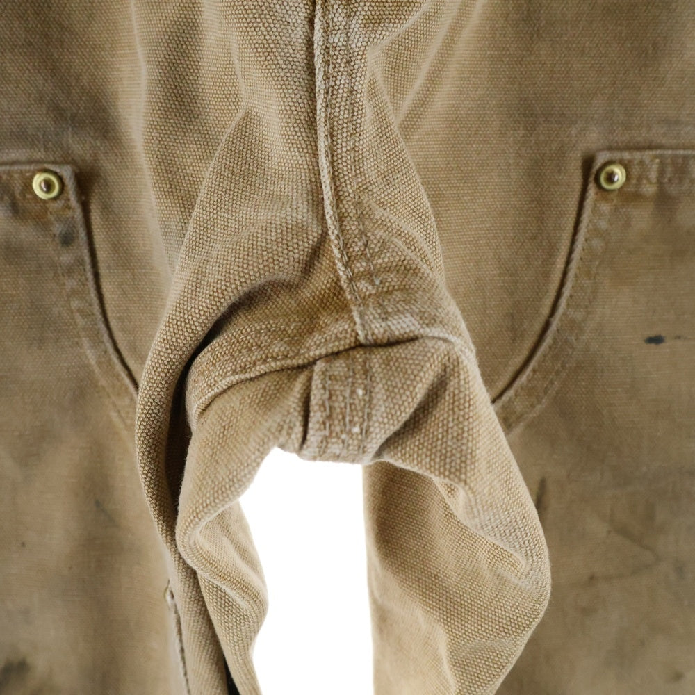 Carhartt(カーハート) Dungaree Fit Double Knee ダブルニー コットンダック カーペンターパンツ ブラウン