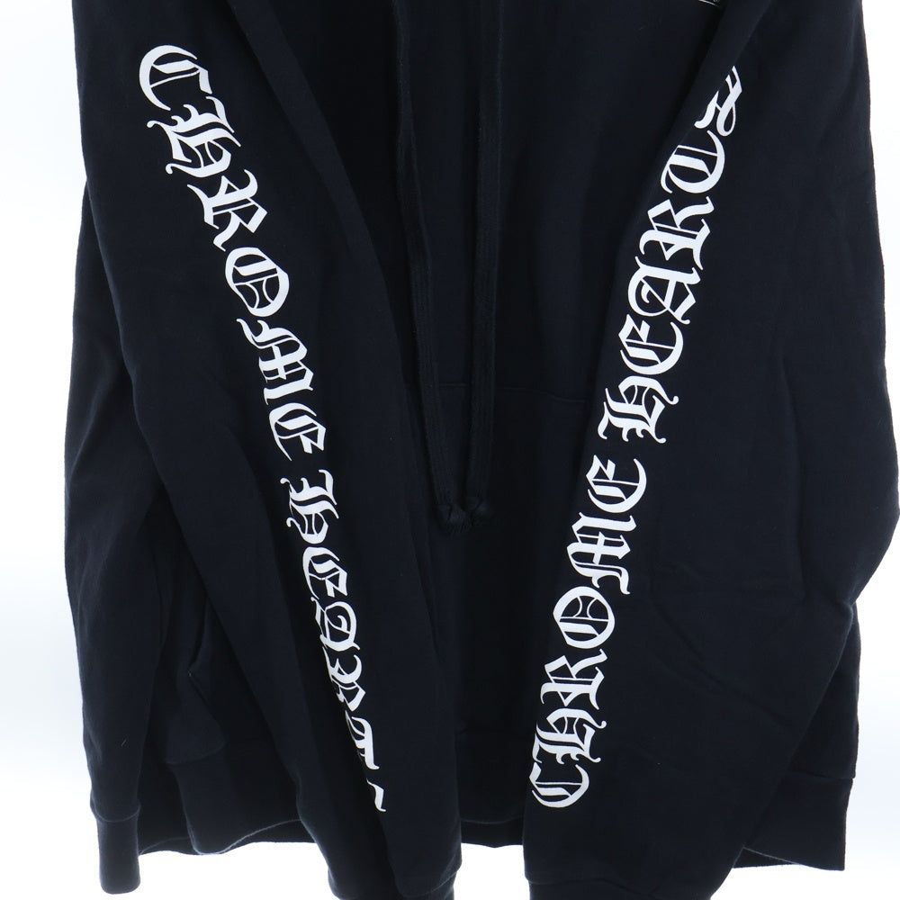CHROME HEARTS(クロムハーツ) SCROOL HOODIE スクロールラベル プルオーバーパーカー フーディー ブラック