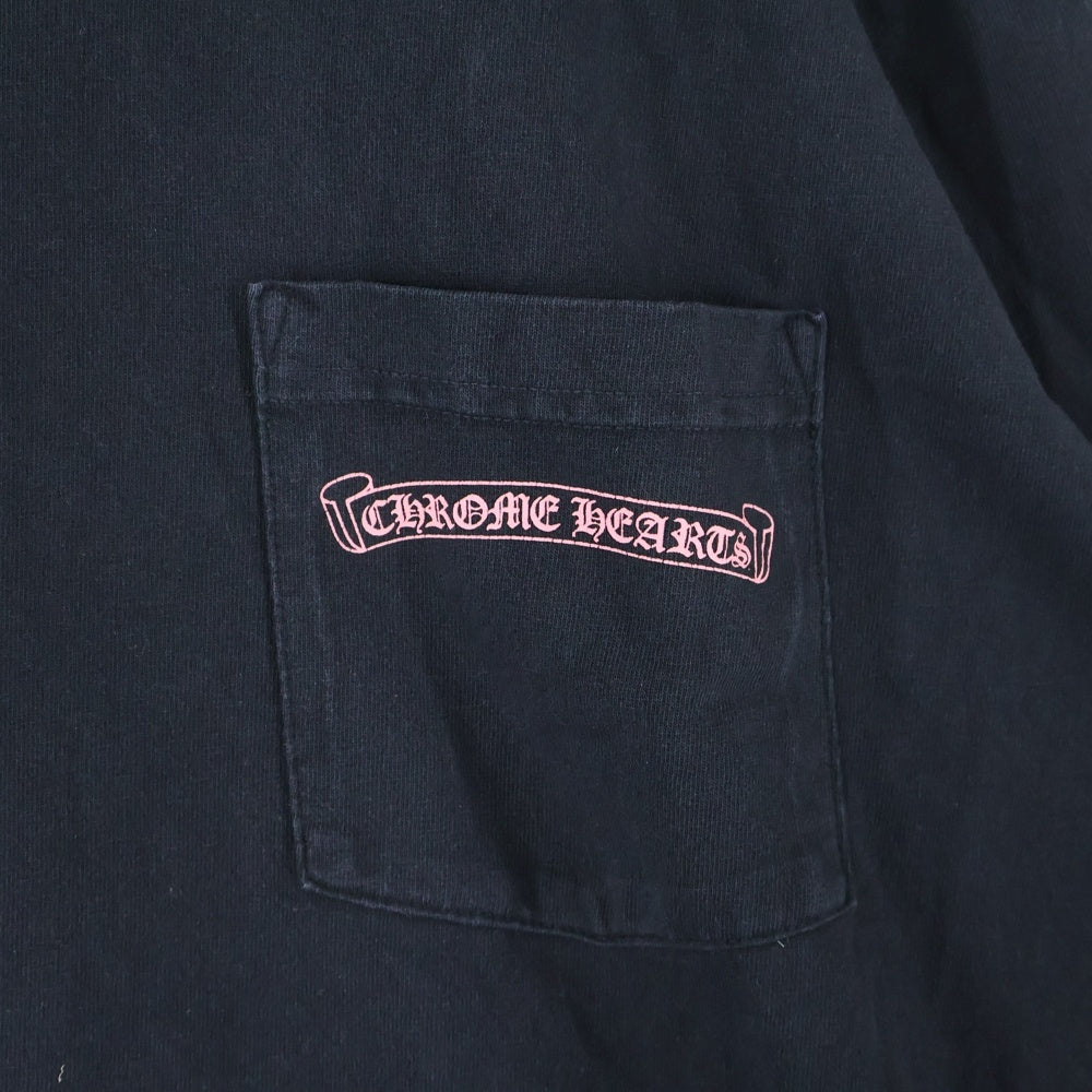CHROME HEARTS(クロムハーツ) ×MATTY BOY PPO PRETENSE LS Tee×マッティーボーイ プリテンス バックプリント クルーネック長袖Tシャツカットソー ブラック