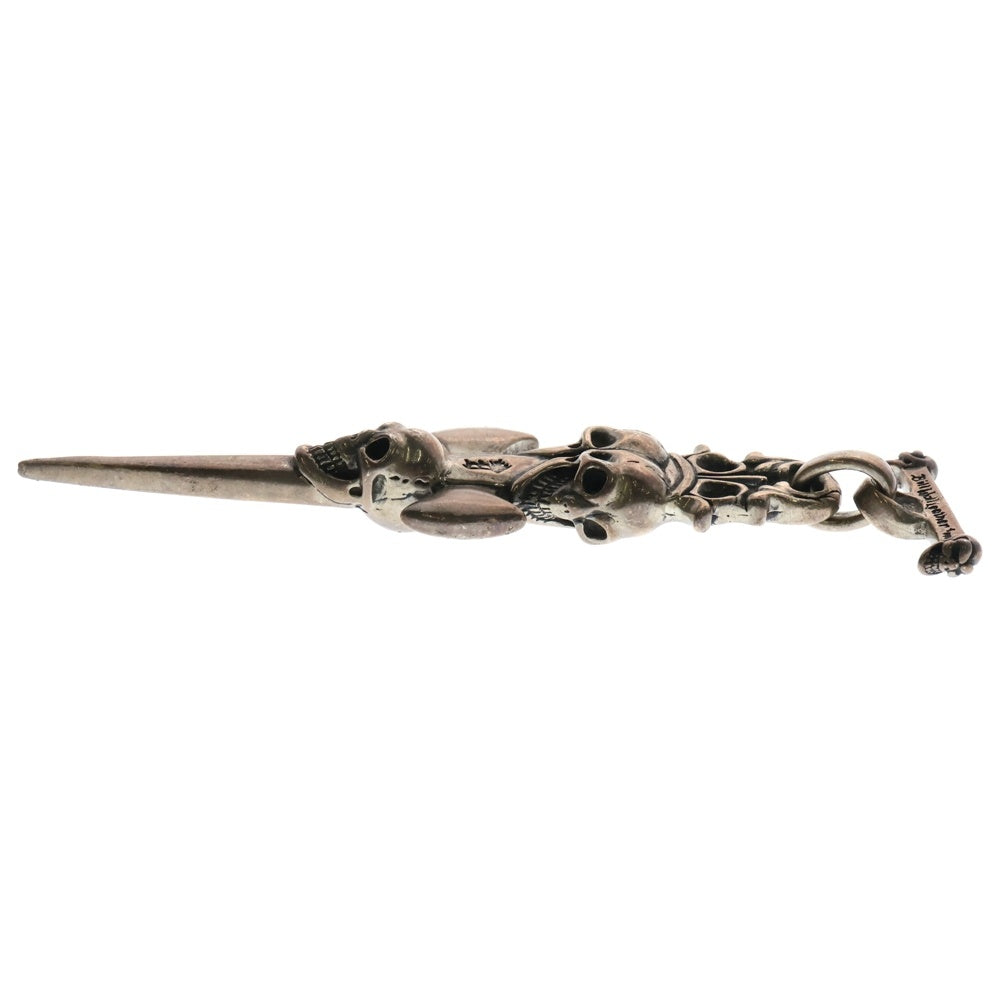 Bill Wall Leather/BWL(ビルウォールレザー) TRIPLE G.L.S DAGGER トリプルスカル ダガー シルバー ペンダントトップ