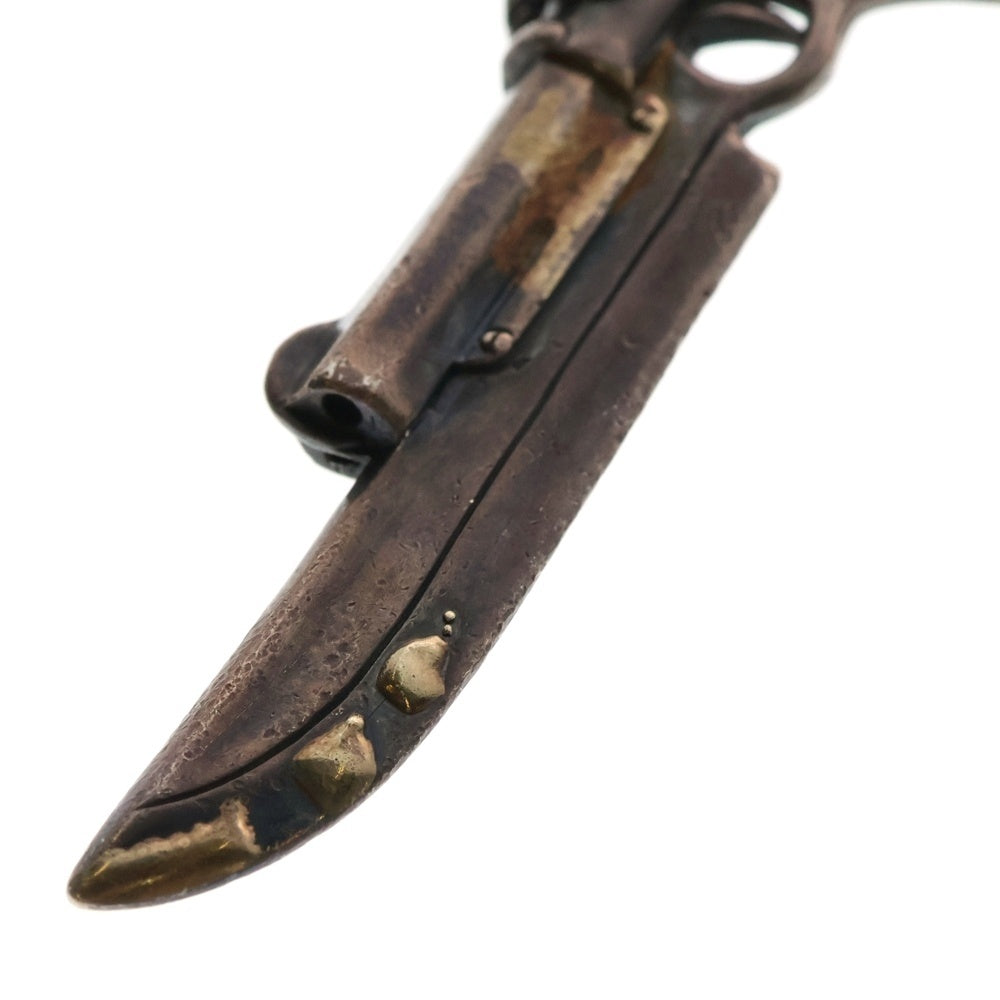 Bill Wall Leather/BWL(ビルウォールレザー) GUNKNIF ガンナイフ ゴールドサダー ペンダントトップ シルバー