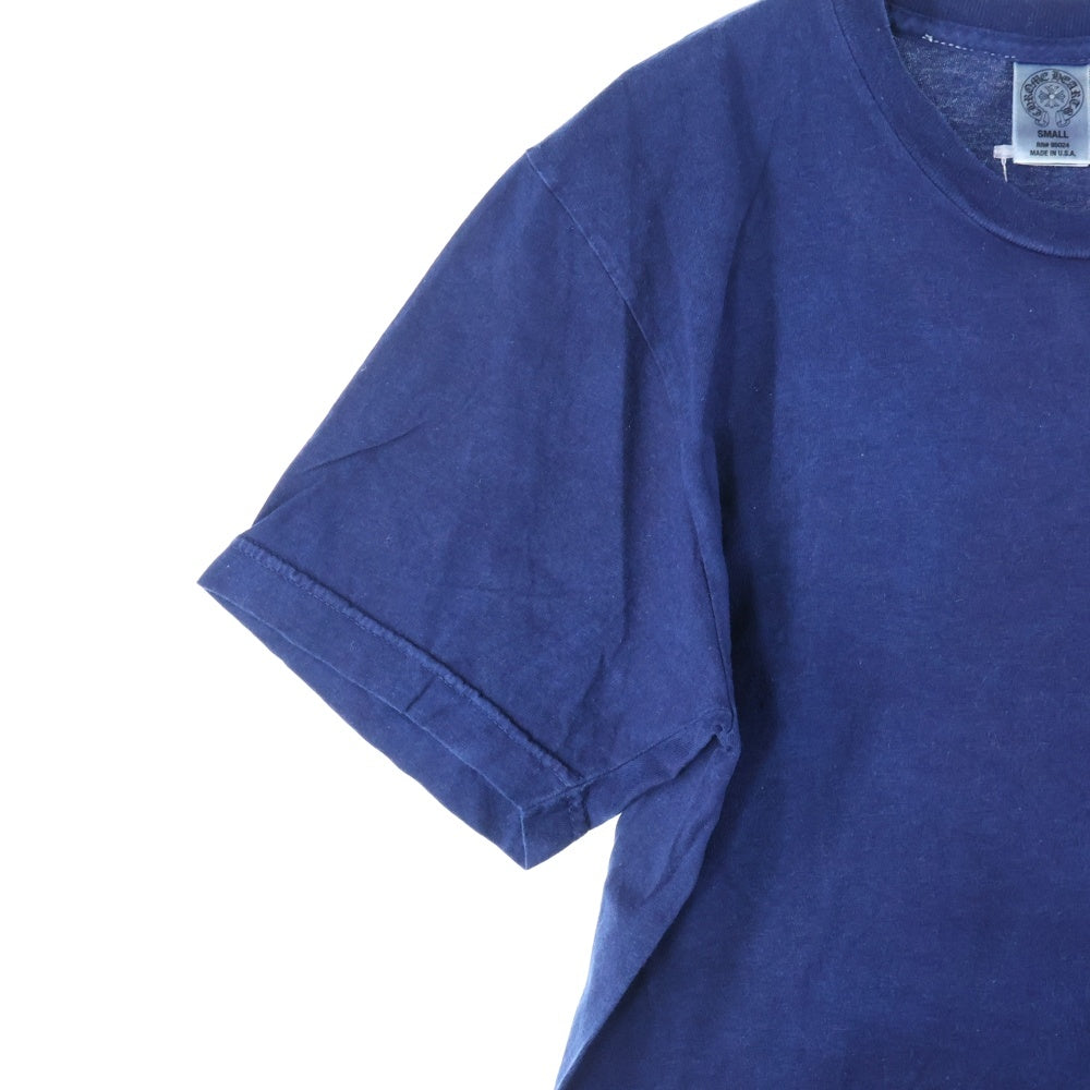 CHROME HEARTS(クロムハーツ) Indigo DyeDagger Print Tee 藍染め加工 インディゴダイダガープリント クルーネック半袖Tシャツカットソー インディゴ