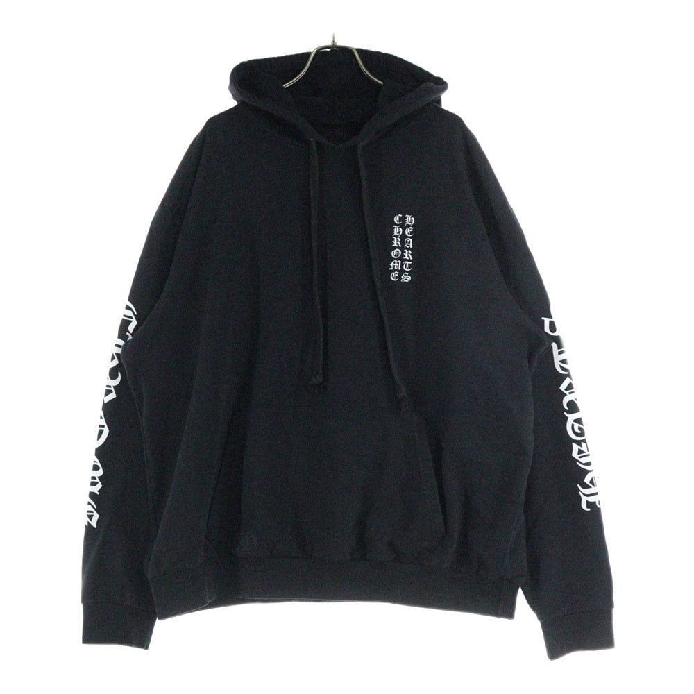 CHROME HEARTS(クロムハーツ) Arm Rogo Pullover Hoodie アームロゴ スクリプトロゴ プルオーバーパーカー ブラック