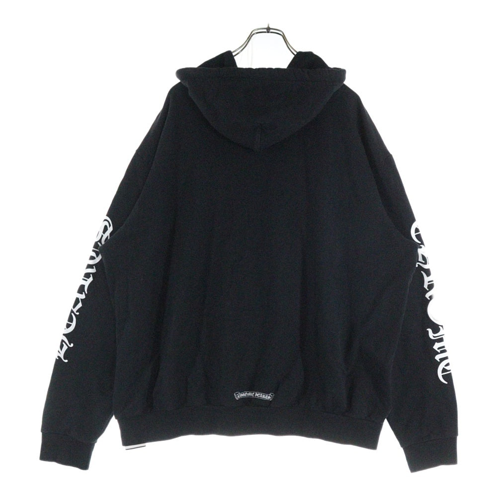CHROME HEARTS(クロムハーツ) Arm Rogo Pullover Hoodie アームロゴ スクリプトロゴ プルオーバーパーカー ブラック