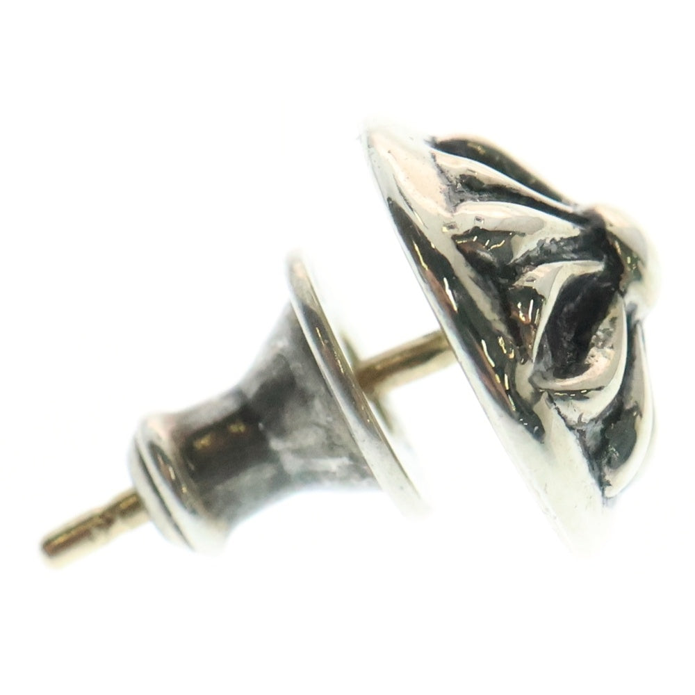 CHROME HEARTS(クロムハーツ) STUD CRSBLL クロスボールスタッドピアス シルバー BCA110