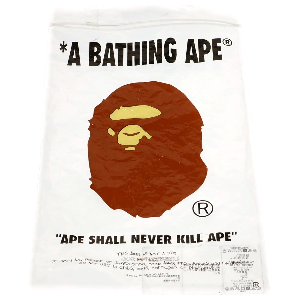A BATHING APE(アベイシングエイプ) SHARK SOCKS シャークグラフィックソックッス ホワイト 1L80-184-005