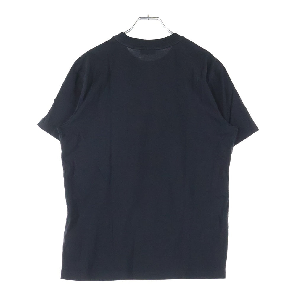 MONCLER(モンクレール) SS TSHIRT フロントレタリングロゴ クルーネック半袖Tシャツカットソー ブラック I-20918C00053 89A17